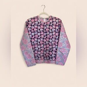 MSGM Metallic Abstract Cut Out Top Size S IT 38 NWT Runway Statement